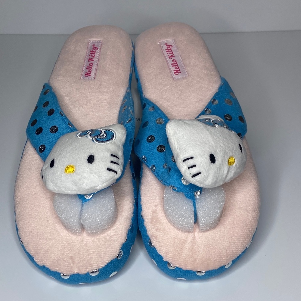 Hello Kitty Blue and Pink Flip Flops